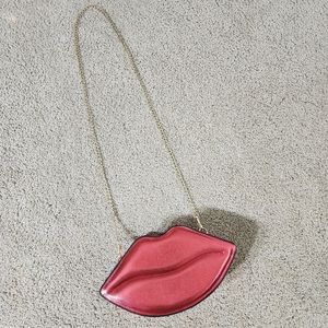 Red Lips Crossbody Purse